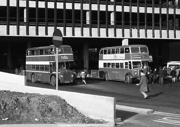 Doncaster North Bus Station, South Yorkshire, 1967. Artist: Michael Walters