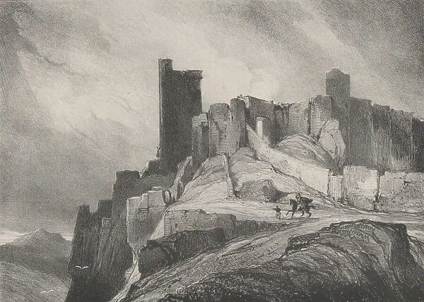 Donjon de Polignac, 1831 Creator: Godefroy Engelmann