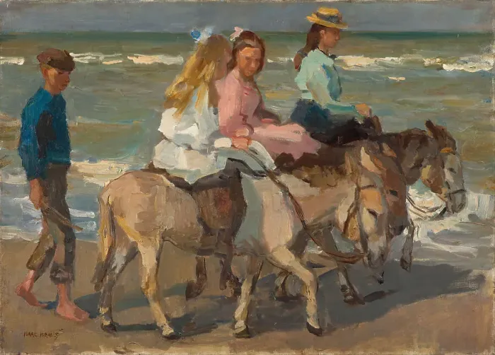 Framed Print : Donkey riding, 1898-1901. Artist: Israels, Isaac (1865-1934) Framed Print : Donkey riding, 1898-1901. Artist: Israels, Isaac (1865-1934)