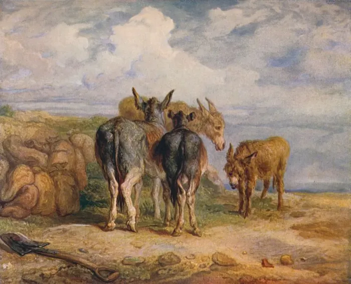 Framed Print : Donkeys, c1831 (1904). Artist: James Ward Framed Print : Donkeys, c1831 (1904). Artist: James Ward