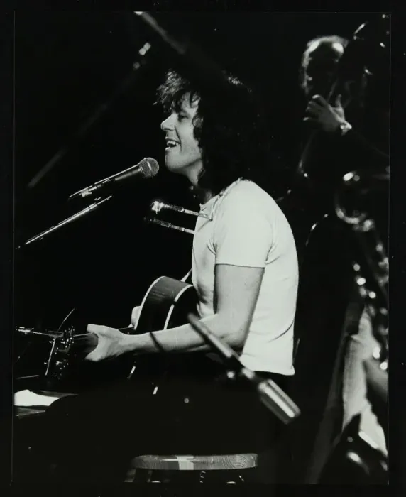 Framed Print : Donovan in concert at the Forum Theatre, Hatfield, Hertfordshire, 10 October 1981 Framed Print : Donovan in concert at the Forum Theatre, Hatfield, Hertfordshire, 10 October 1981