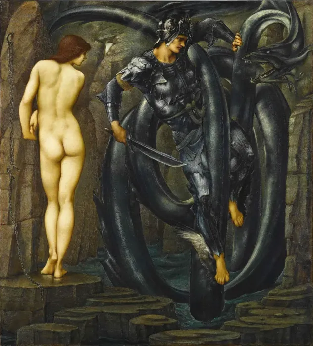 Framed Print : The Doom Fulfilled, 1888. Creator: Burne-Jones, Sir Edward Coley (1833-1898) Framed Print : The Doom Fulfilled, 1888. Creator: Burne-Jones, Sir Edward Coley (1833-1898)