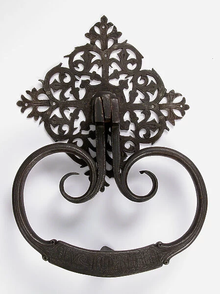 Door knocker, German, 15th century. Creator: Unknown