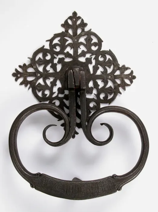 Framed Print : Door knocker, German, 15th century. Creator: Unknown Framed Print : Door knocker, German, 15th century. Creator: Unknown