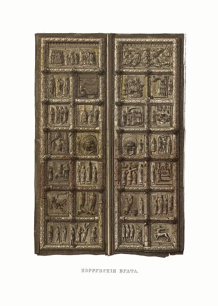 Door of Korsun. From the Antiquities of the Russian State, 1849-1853