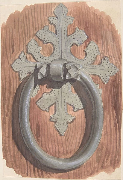 Door-ring, second half 19th century. Creator: Anon