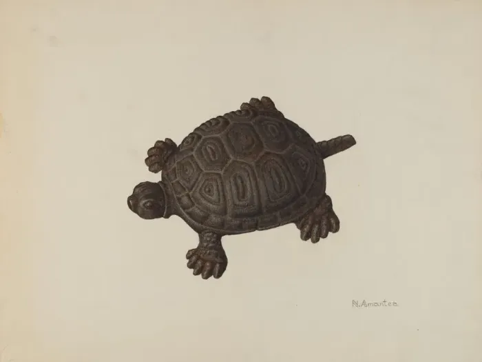 Framed Print : Door Stop, c. 1940. Creator: Nicholas Amantea Framed Print : Door Stop, c. 1940. Creator: Nicholas Amantea
