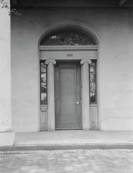 Framed Print : Door of an unidentified building, New Orleans or Charleston, South Carolina, between 1920 and 1926. Creator: Arnold Genthe Framed Print : Door of an unidentified building, New Orleans or Charleston, South Carolina, between 1920 and 1926. Creator: Arnold Genthe