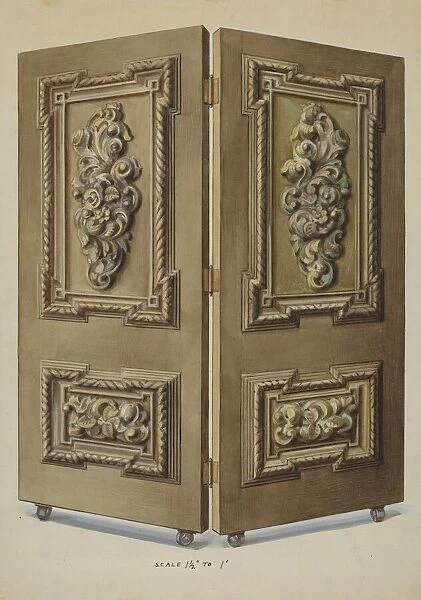 Doors, c. 1936. Creator: Alfred Koehn