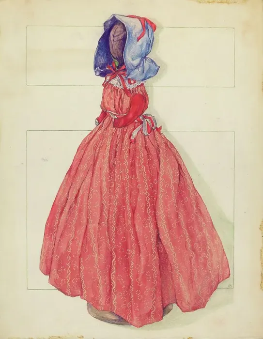 Framed Print : Doorstop (Doll), 1935 / 1942. Creator: Rosa Burger Framed Print : Doorstop (Doll), 1935 / 1942. Creator: Rosa Burger