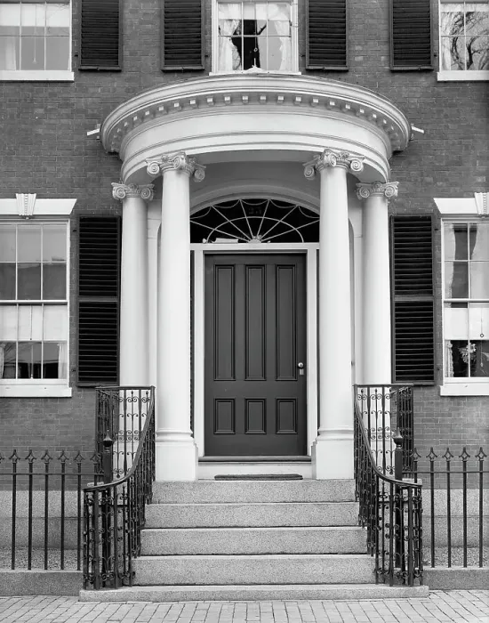 Framed Print : Doorway, 23 Chestnut St. (i.e. 128 Essex St.Gardner-White-Pingree House), Salem, Mass. c.1900-1920 Creator: Unknown Framed Print : Doorway, 23 Chestnut St. (i.e. 128 Essex St.Gardner-White-Pingree House), Salem, Mass. c.1900-1920 Creator: Unknown