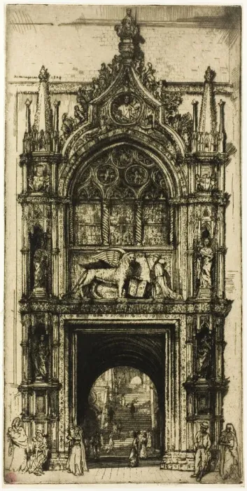 Framed Print : Doorway of the Doges, Venice, 1909. Creator: Donald Shaw MacLaughlan Framed Print : Doorway of the Doges, Venice, 1909. Creator: Donald Shaw MacLaughlan