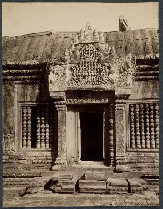 Framed Print : Doorway Through an Inner Enclosure, Angkor Wat, Cambodia, c Framed Print : Doorway Through an Inner Enclosure, Angkor Wat, Cambodia, c