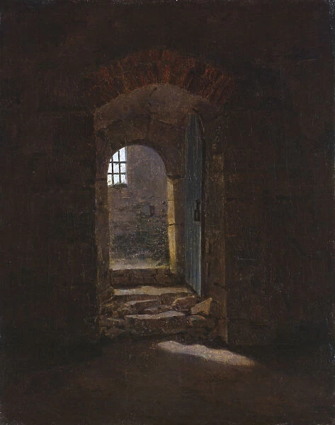 Doorway in Meissen, 1827. Artist: Friedrich, Caspar David (1774-1840)