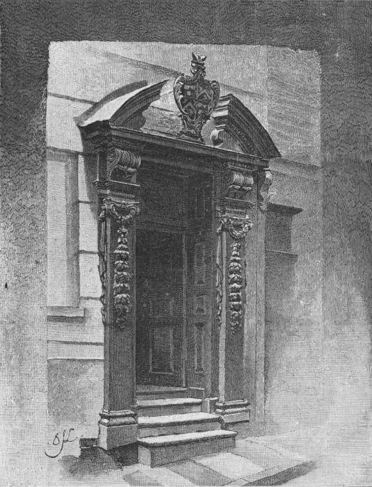 Framed Print : Doorway, Painter Stainers Hall, 1890 Framed Print : Doorway, Painter Stainers Hall, 1890