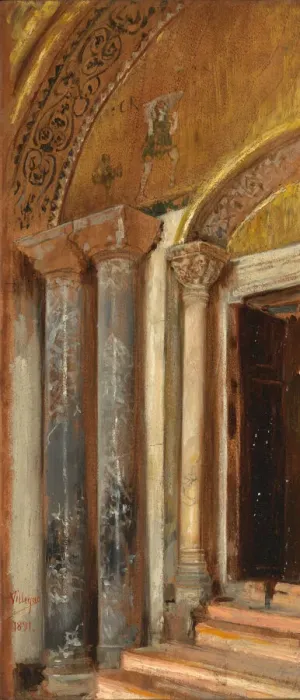 Framed Print : Doorway (San Marco, Venice), 1891. Creator: JoseVillegas Cordero Framed Print : Doorway (San Marco, Venice), 1891. Creator: JoseVillegas Cordero