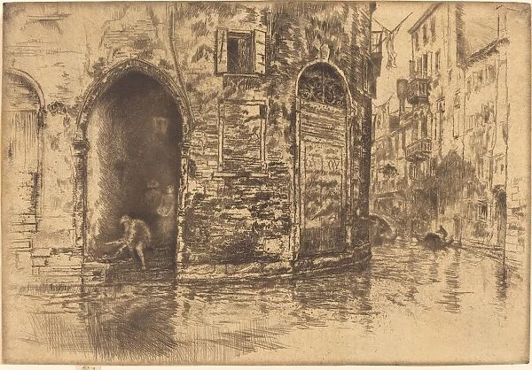 Two Doorways, 1880. Creator: James Abbott McNeill Whistler