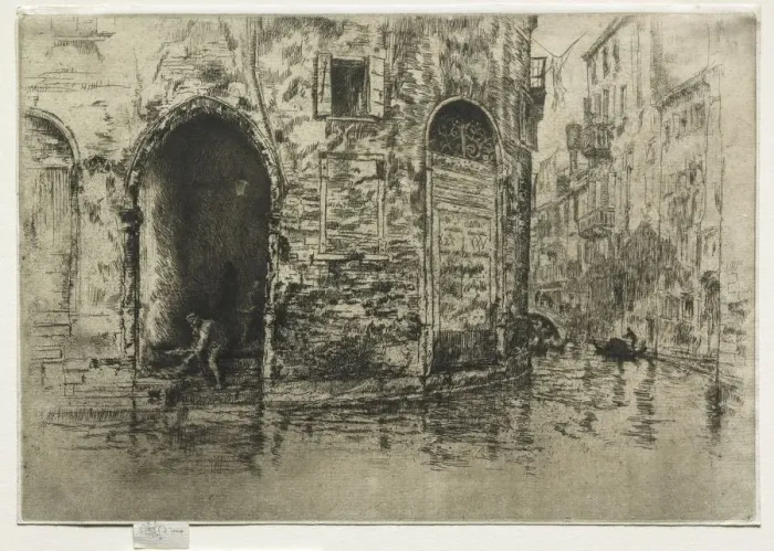 Framed Print : Two Doorways, 1880. Creator: James McNeill Whistler (American, 1834-1903) Framed Print : Two Doorways, 1880. Creator: James McNeill Whistler (American, 1834-1903)