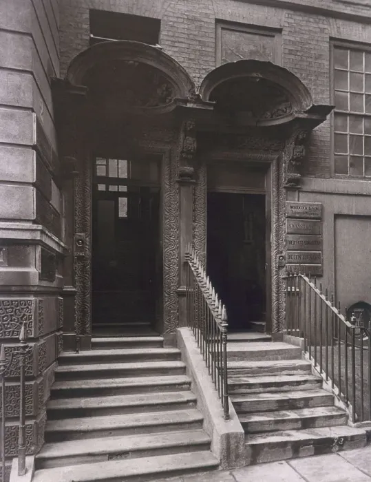 Framed Print : Doorways at Laurence Pountney Hill, London, 1884. Artist: Henry Dixon Framed Print : Doorways at Laurence Pountney Hill, London, 1884. Artist: Henry Dixon