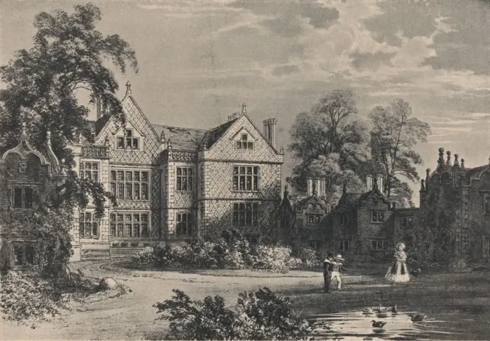 Framed Print : Dorfold Hall, Cheshire, 1915