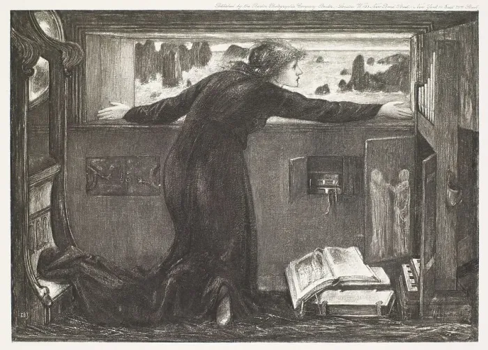 Framed Print : Dorigen of Bretaigne, c1871, (1900). Creator: Unknown