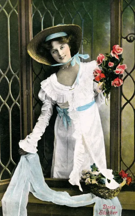 Framed Print : Doris Stocker, actress, early 20th century. Artist: Bassano Studio Framed Print : Doris Stocker, actress, early 20th century. Artist: Bassano Studio