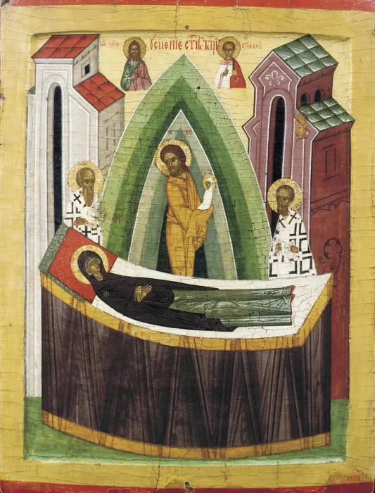 Framed Print : The Dormition of the Virgin, early 15th century Framed Print : The Dormition of the Virgin, early 15th century