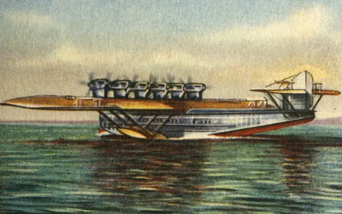 Framed Print : Dornier Do X II flying boat, 1920s, 1932. Creator: Unknown Framed Print : Dornier Do X II flying boat, 1920s, 1932. Creator: Unknown
