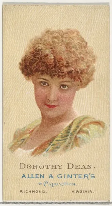 Framed Print : Dorothy Dean, from Worlds Beauties, Series 2 (N27) for Allen & Ginter Cigarettes Framed Print : Dorothy Dean, from Worlds Beauties, Series 2 (N27) for Allen & Ginter Cigarettes