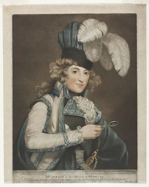 Dorothy Jordan, 1791. Creator: John Jones (British, c. 1745-1797)