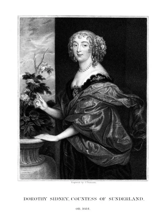 Framed Print : Dorothy Spencer, Countess of Sunderland, (1823). Artist: J Thomson Framed Print : Dorothy Spencer, Countess of Sunderland, (1823). Artist: J Thomson