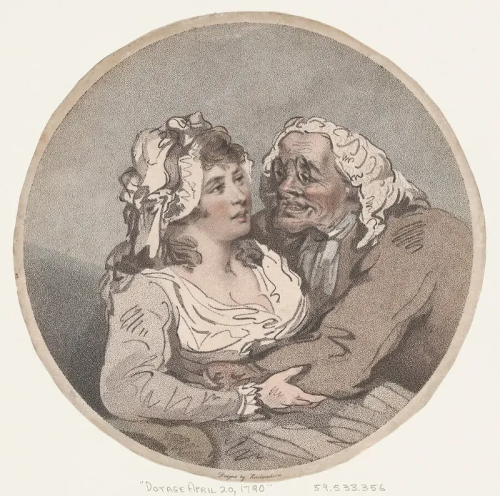 Framed Print : Dotage, April 20, 1790. Creator: T. Smith Framed Print : Dotage, April 20, 1790. Creator: T. Smith