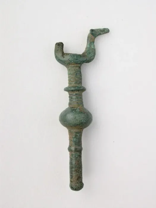 Framed Print : Double Birds on Knobbed Stand, Geometric Period (800-600 BCE). Creator: Unknown Framed Print : Double Birds on Knobbed Stand, Geometric Period (800-600 BCE). Creator: Unknown