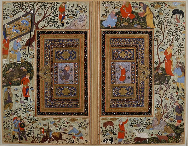 Double page. Iran, Isfahan, Early 17th cen Creator: Iranian master