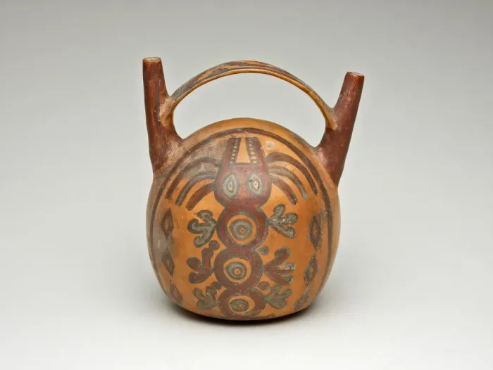 Framed Print : Double Spout Vessel Depicting an Abstract Animal or Being, 180 B. C. / A. D. 500 Framed Print : Double Spout Vessel Depicting an Abstract Animal or Being, 180 B. C. / A. D. 500