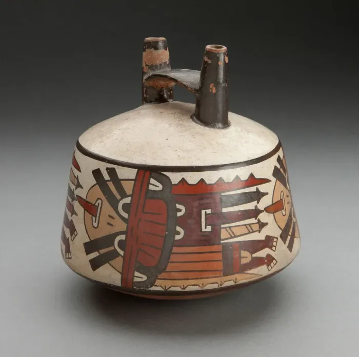 Framed Print : Double Spout Vessel Depicting Costumed Ritual Performers, 180 B. C. / A. D. 500 Framed Print : Double Spout Vessel Depicting Costumed Ritual Performers, 180 B. C. / A. D. 500
