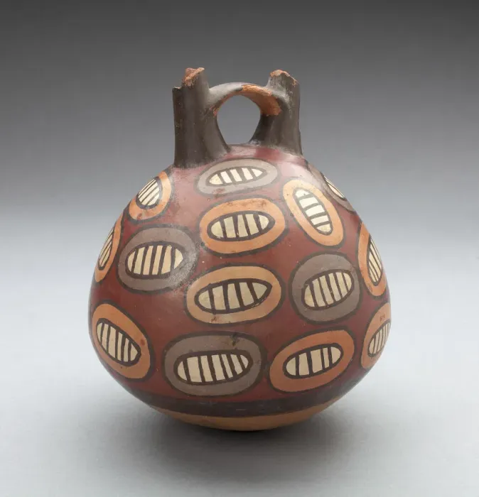 Framed Print : Double Spout Vessel Depicting Repeated Motifs, Possibly Beans, 180 B. C. / A. D. 500 Framed Print : Double Spout Vessel Depicting Repeated Motifs, Possibly Beans, 180 B. C. / A. D. 500