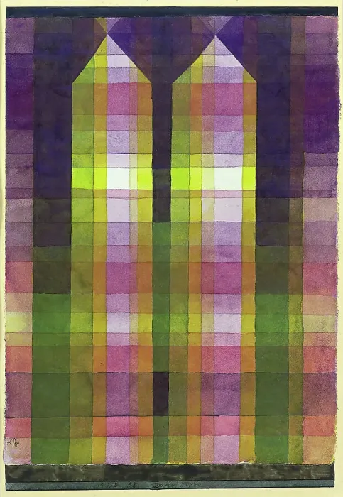 Framed Print : Double Tower, 1923. Creator: Klee, Paul (1879-1940) Framed Print : Double Tower, 1923. Creator: Klee, Paul (1879-1940)