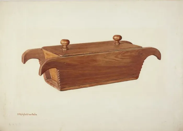 Framed Print : Dough Trough, c. 1940. Creator: M. Rosenshield-von-Paulin Framed Print : Dough Trough, c. 1940. Creator: M. Rosenshield-von-Paulin
