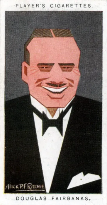 Framed Print : Douglas Fairbanks, American film actor, 1926. Artist: Alick P F Ritchie Framed Print : Douglas Fairbanks, American film actor, 1926. Artist: Alick P F Ritchie