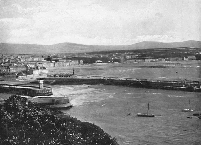 Framed Print : Douglas, Isle of Man, c1896. Artist: Chester Vaughan Framed Print : Douglas, Isle of Man, c1896. Artist: Chester Vaughan
