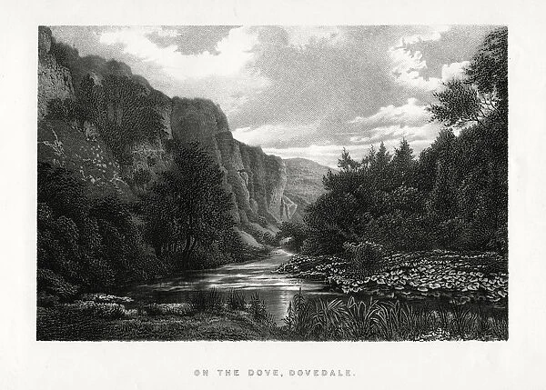 The Dove, Dovedale, Derbyshire, 1896