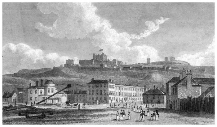 Framed Print : Dover, Kent, 19th century. Artist: E Francis Framed Print : Dover, Kent, 19th century. Artist: E Francis