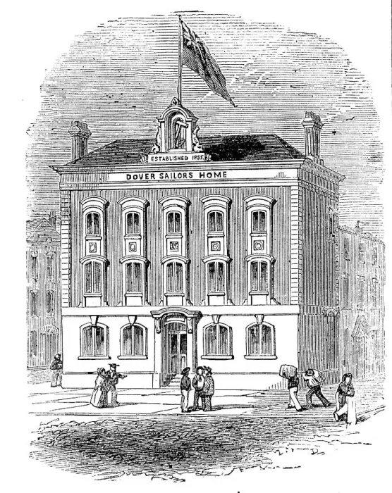 Framed Print : The Dover Sailors Home, 1856. Creator: Unknown Framed Print : The Dover Sailors Home, 1856. Creator: Unknown