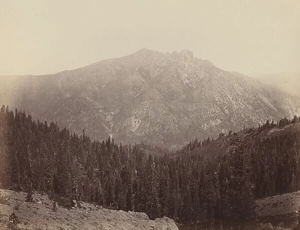 Downeville Butte, 1860s. Creator: Carleton Emmons Watkins
