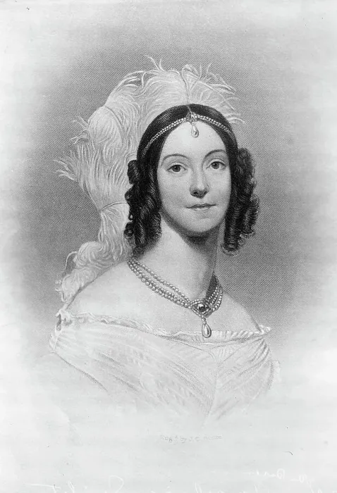Framed Print : Dr. Angelica Singleton, Mrs. Abraham Van Buren, 1842, (1913). Creator: Unknown Framed Print : Dr. Angelica Singleton, Mrs. Abraham Van Buren, 1842, (1913). Creator: Unknown