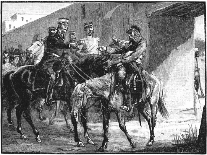 Framed Print : Dr Brydon arriving at Jelalabad with news of British deaths, First Anglo-Afghan War, 1842, (c1885) Framed Print : Dr Brydon arriving at Jelalabad with news of British deaths, First Anglo-Afghan War, 1842, (c1885)