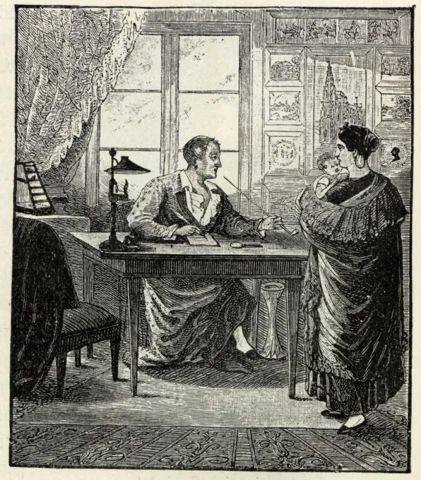 Framed Print : Dr. Ernst Ludwig Heim (1747-1834) in his consulting room, 1822 Framed Print : Dr. Ernst Ludwig Heim (1747-1834) in his consulting room, 1822