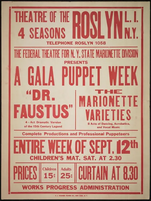 Framed Print : Dr. Faustus, Roslyn, NY, [1930s]. Creator: Unknown