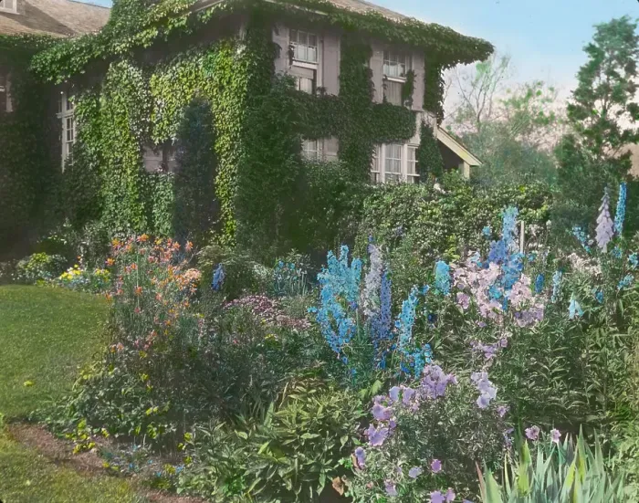 Framed Print : Dr. Frederick Kellogg Hollister house, Lily Pond Lane, East Hampton, New York, c1915. Creator: Frances Benjamin Johnston Framed Print : Dr. Frederick Kellogg Hollister house, Lily Pond Lane, East Hampton, New York, c1915. Creator: Frances Benjamin Johnston